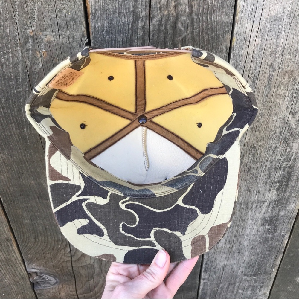 SOLD! Vintage 1989 Ducks Unlimited Adak AK Duck Camo Padded Snapback Trucker Hat - Picture 5 of 9